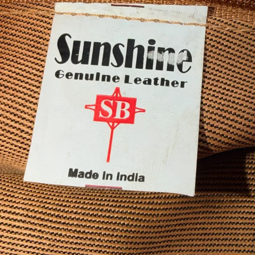 Sunshine Genuine Leather Brown Shoulder Bag Made in India